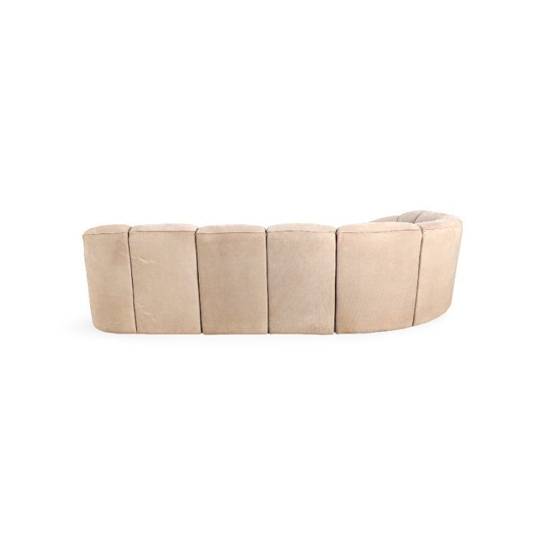 photo for sale Walter Knoll Piccolino hoekbank, suède, vintage