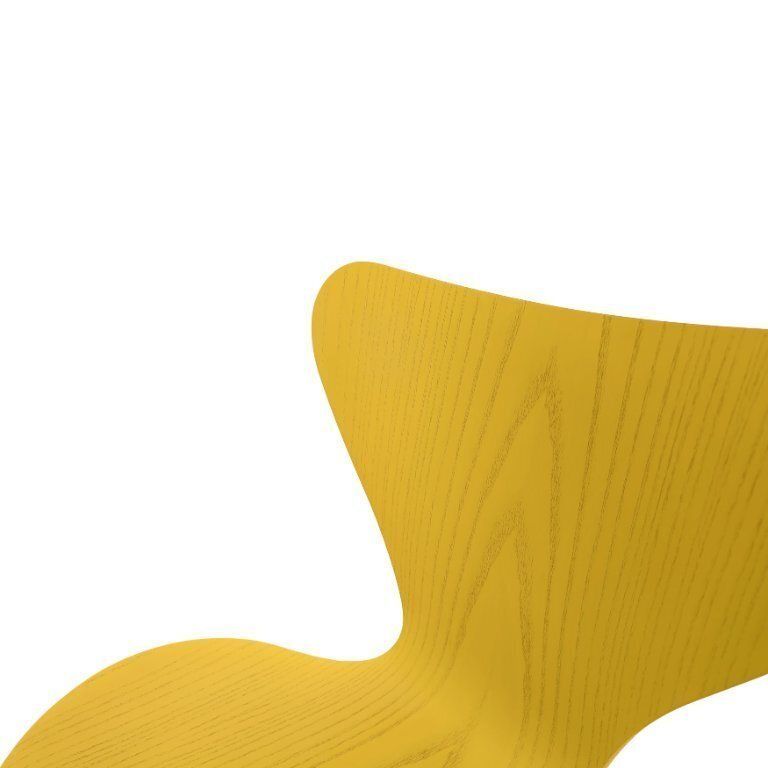 Set van 2 Fritz Hansen Series 7 stoelen, Mid-Century design, geel, van Arne Jacobsen photo buy