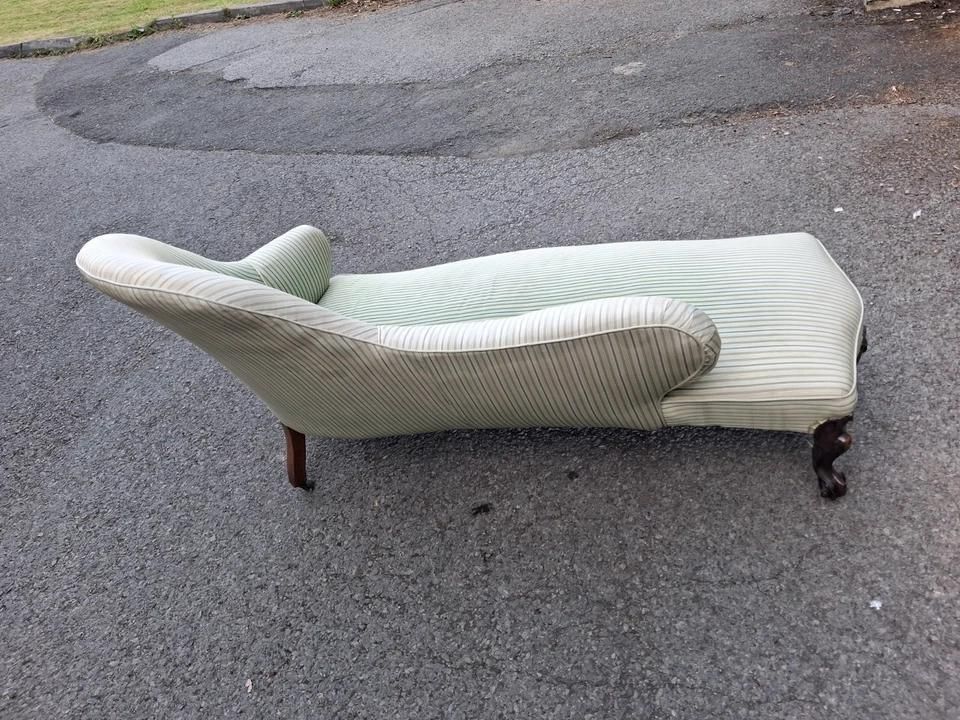 Antique Victorian Reupholstered Chaise Longue photo buy