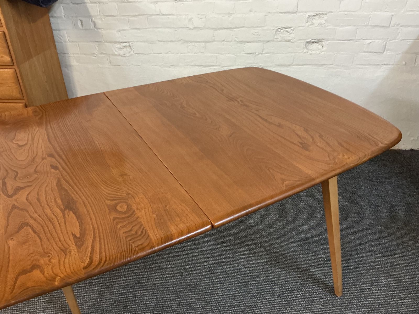photo for sale Ercol Grand Windsor Extending Plank Dining Table.