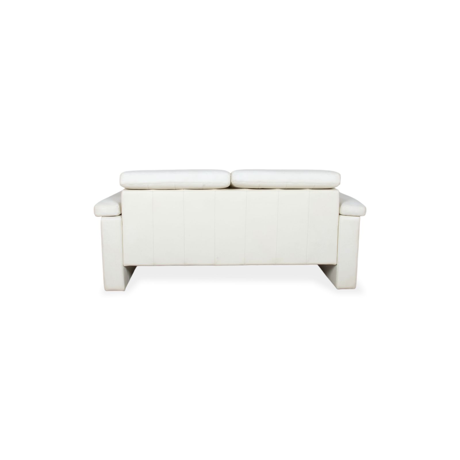 photo for sale Canapé 2 places Rolf Benz 4000 en cuir, blanc crème