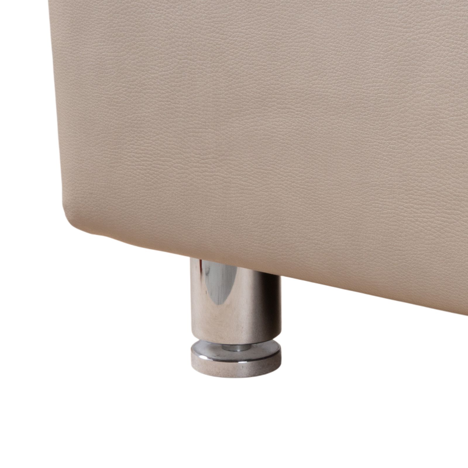 Lit Ruf Veronesse Qlx en cuir beige crème sable photo 2570.0
