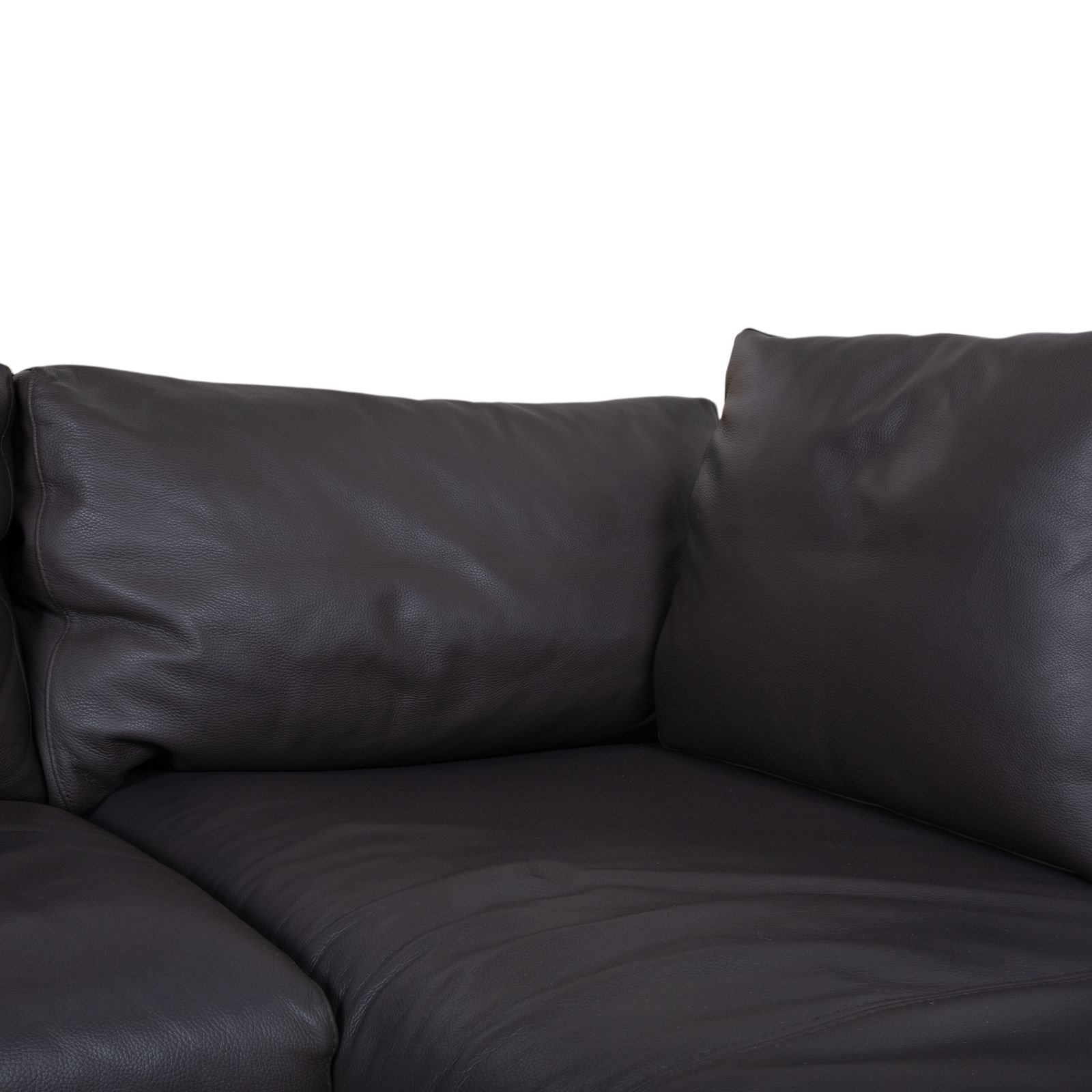 La Nuova Casa Halma Leather Corner Sofa Black photo 2570.0