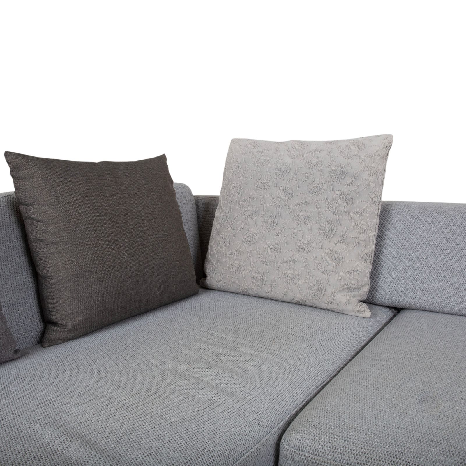 Canapé d'angle Brühl Lady Bug en tissu gris, fonction manuelle photo buy