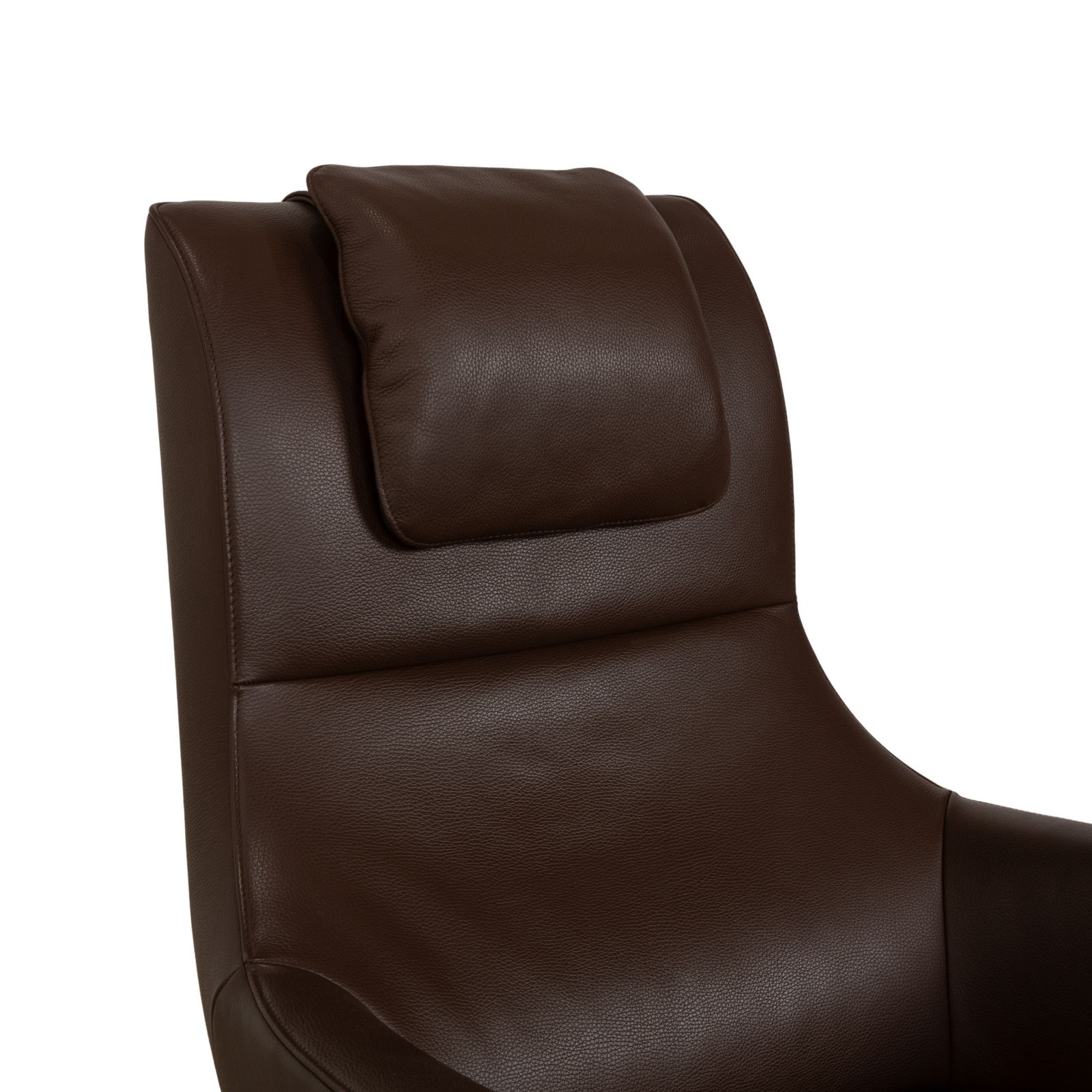 Fauteuil releveur FSM Stand Up en cuir marron, fonction électrique sur batterie photo buy