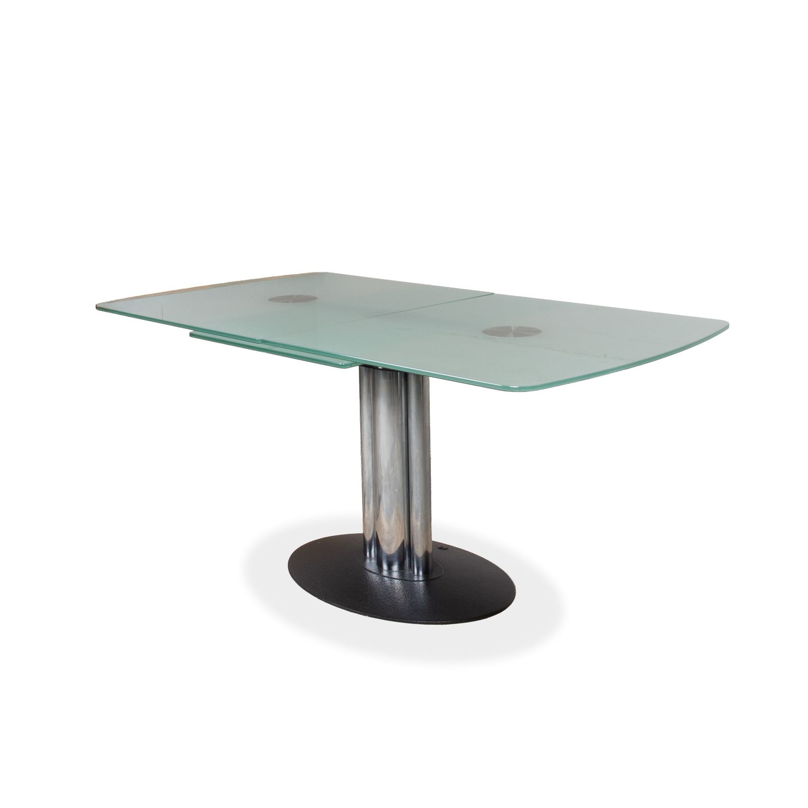 Table à manger extensible Draenert Titan III en verre, pour salle à manger photo for sale