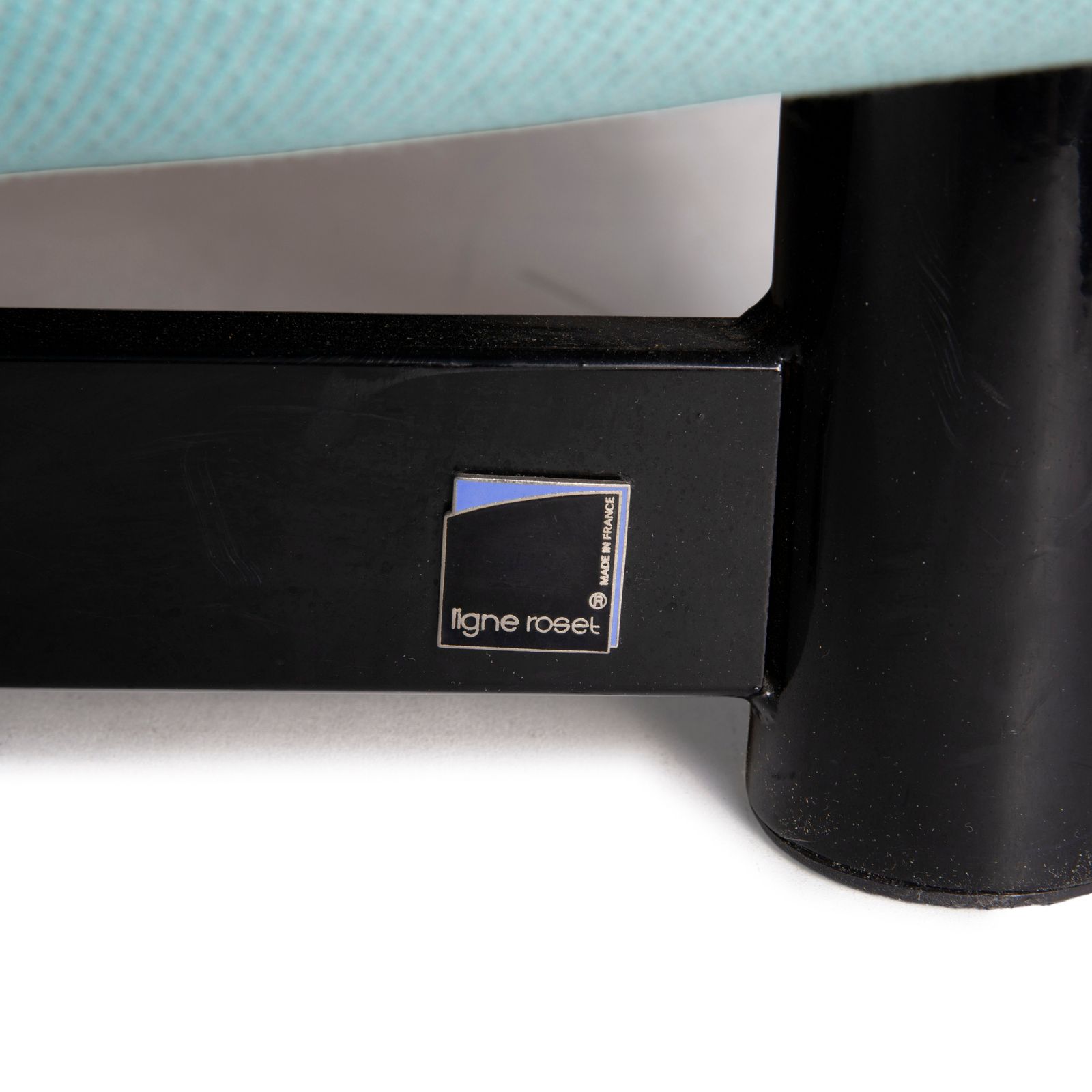 Ligne Roset Multy Stof Bank Blauw Driezitter Slaapfunctie Nieuwe Bekleding photo vinterior