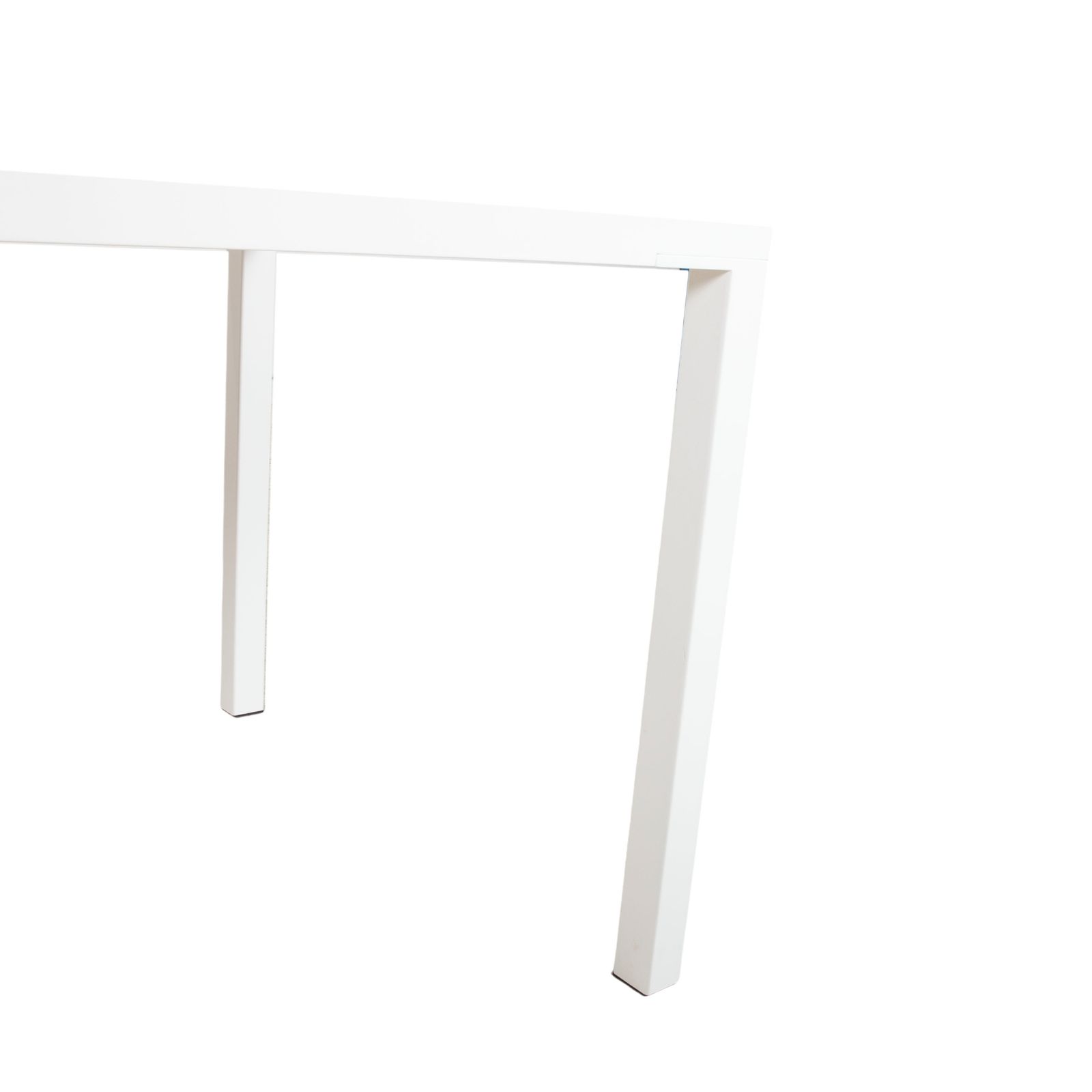 Table à manger Asco Ferro Line en bois, blanche, 200 x 90 cm photo Mobilier