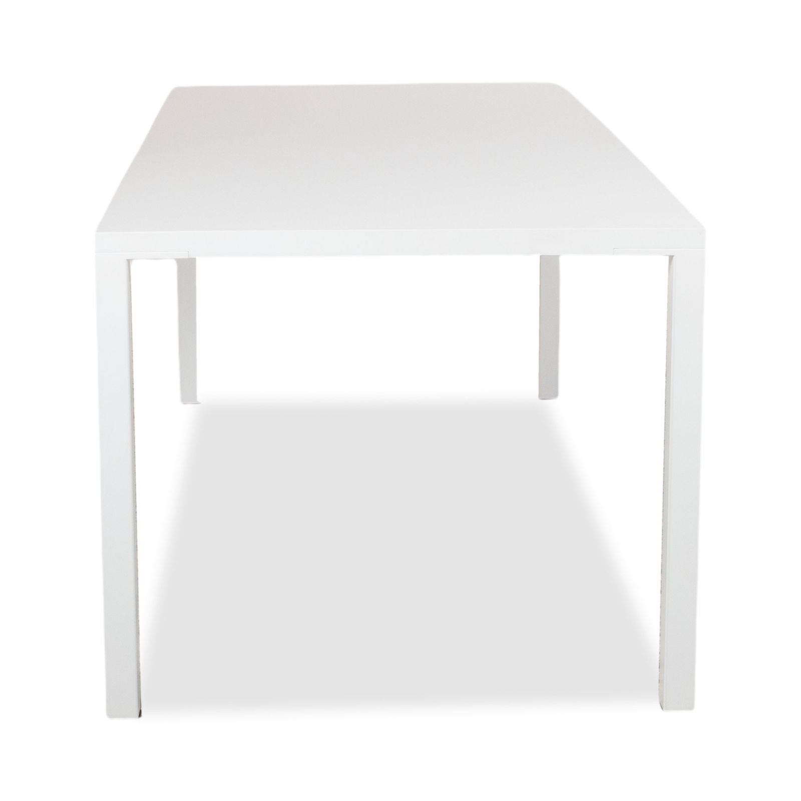 photo for sale Table à manger Asco Ferro Line en bois, blanche, 200 x 90 cm