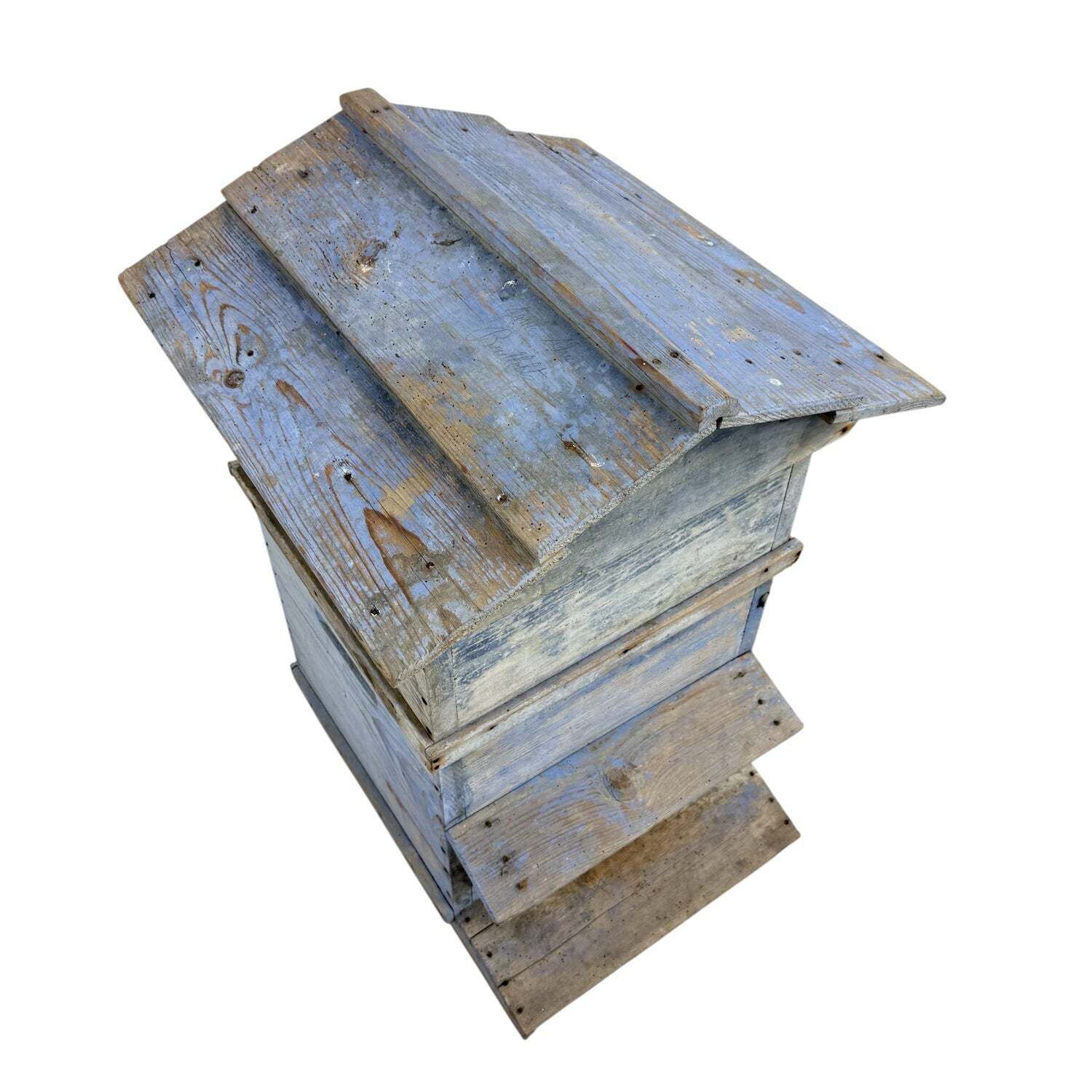 Franse antieke houten bijenkorf photo furniture