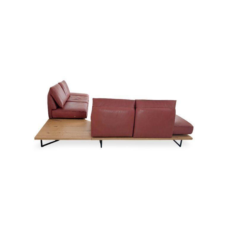 Canapé d'angle Koinor Phoenix en cuir aniline brun, canapé de designer photo Mobilier