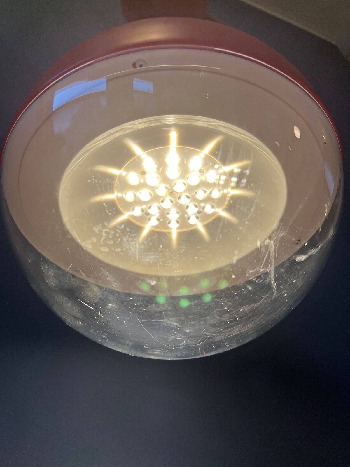 Mid-Century Oranje Ikea Väster Space Age Hanglamp photo 241.0