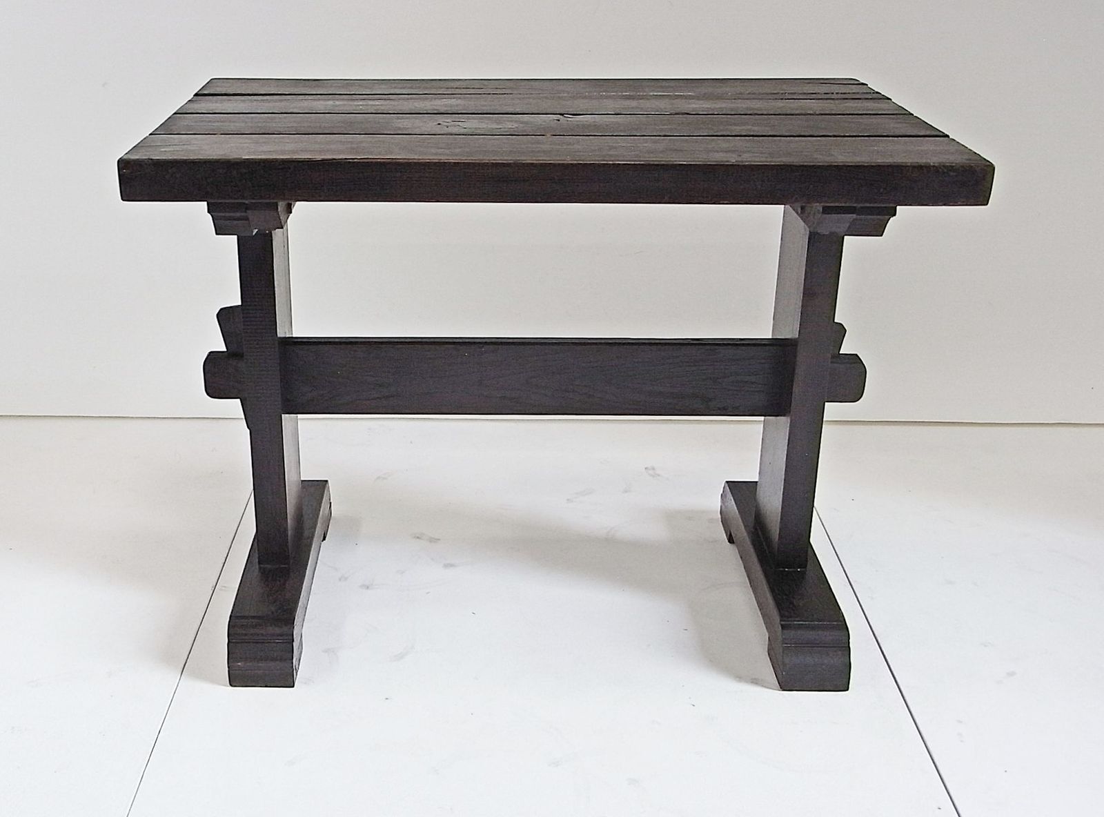 Alfons tuintafel met stoelen van massief eiken, jaren 1970, set van 3 photo Meubels