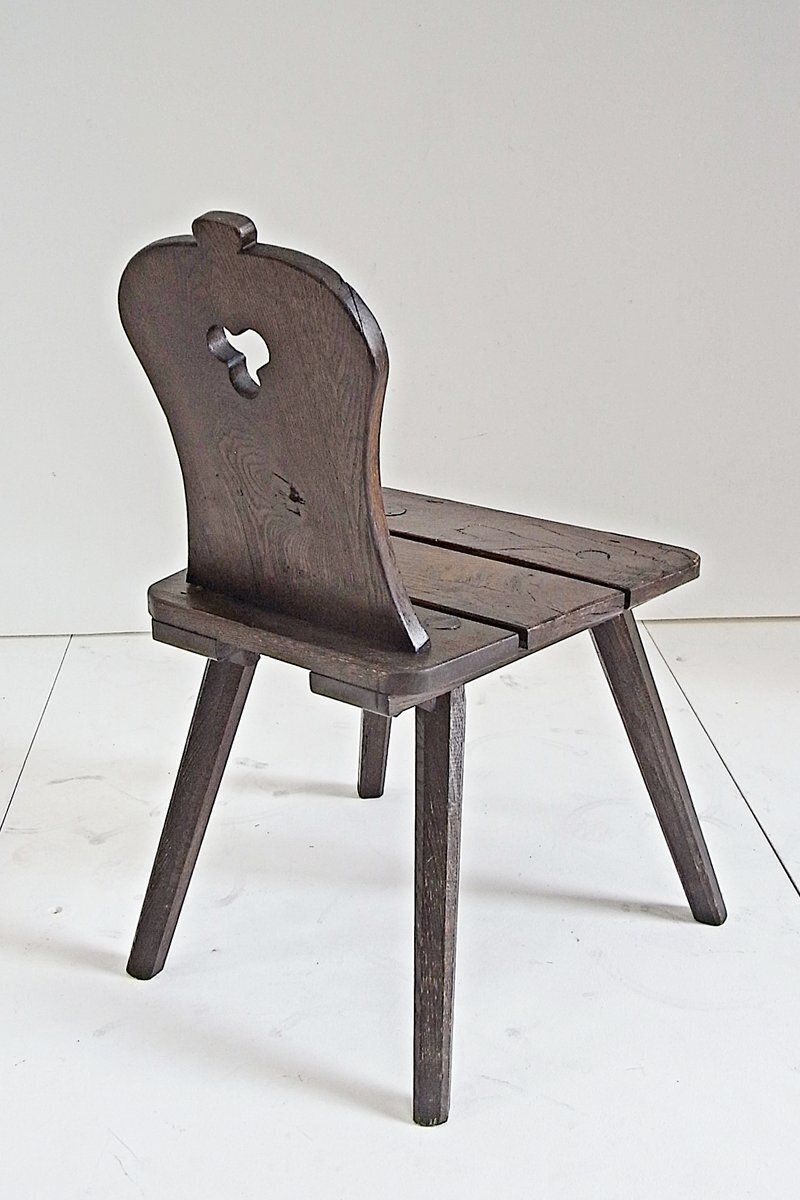 photo furniture Alfons tuintafel met stoelen van massief eiken, jaren 1970, set van 3