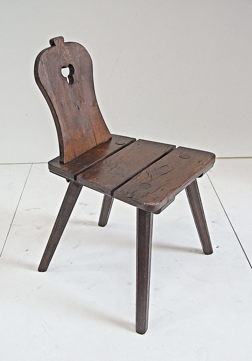 440.0 Alfons tuintafel met stoelen van massief eiken, jaren 1970, set van 3 photo