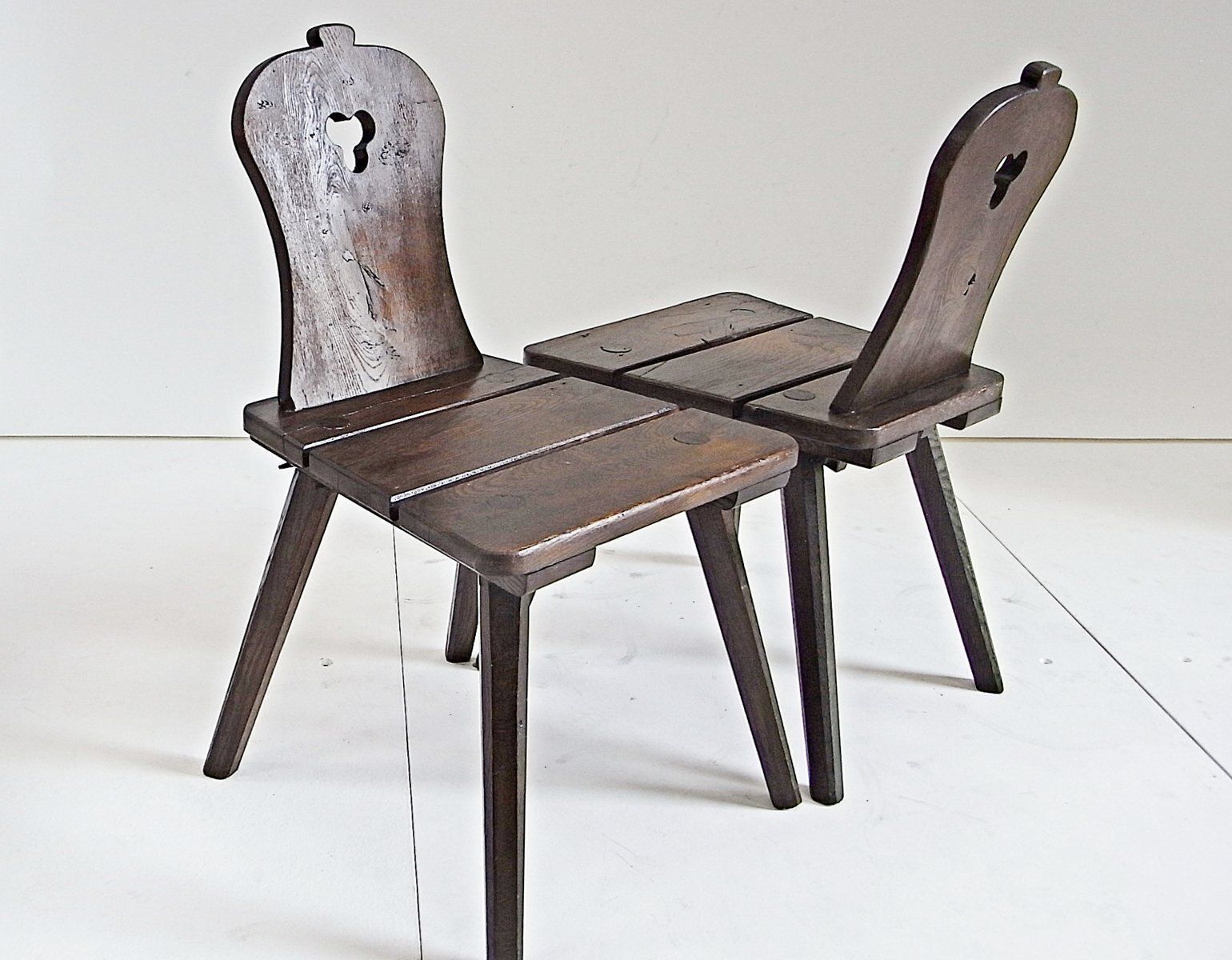 photo buy Alfons tuintafel met stoelen van massief eiken, jaren 1970, set van 3