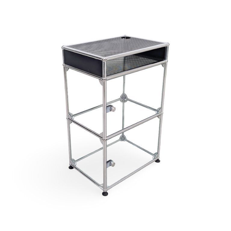 Usm Haller Hifi Chest Of Drawers, Fritz Haller Metal Record Cabinet photo Furniture