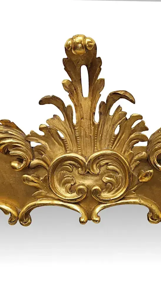 A Very Rare Early 19th Century Giltwood Overmantel Mirror photo Home Decor