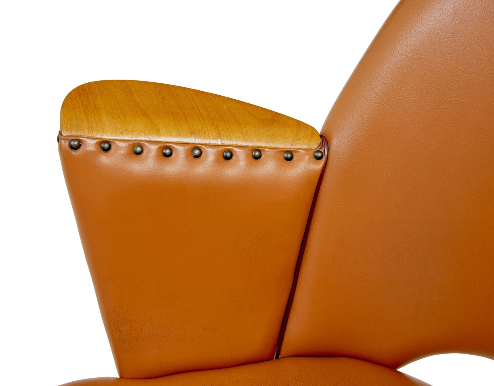 Mid-Century Zweedse Leren Bureau Fauteuil photo furniture