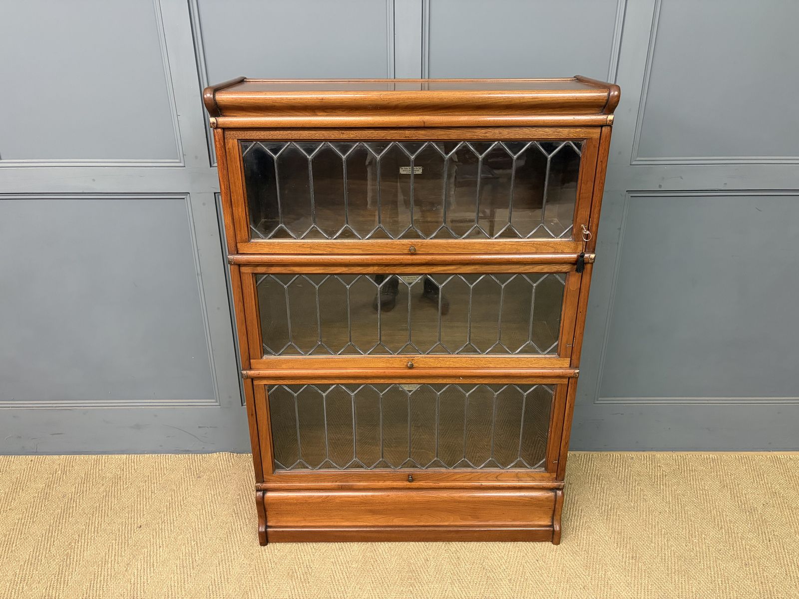 Walnut Globe Wernicke Stacking Bookcase photo Furniture