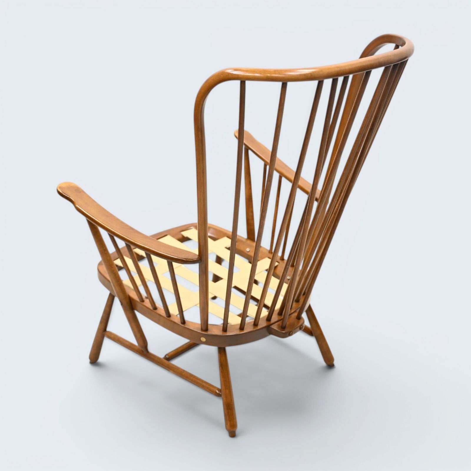 Ercol Evergreen Easy Chair Golden Dawn New Webbing Free Uk* Delivery photo 657.0