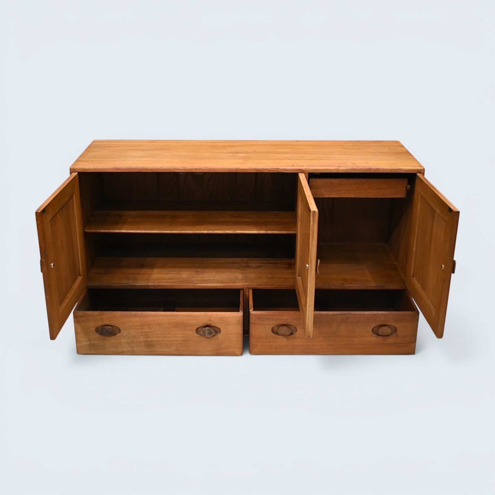 Furniture Ercol Windsor Sideboard Model Number 468 Stripped & Oiled Free Uk Delivery photo