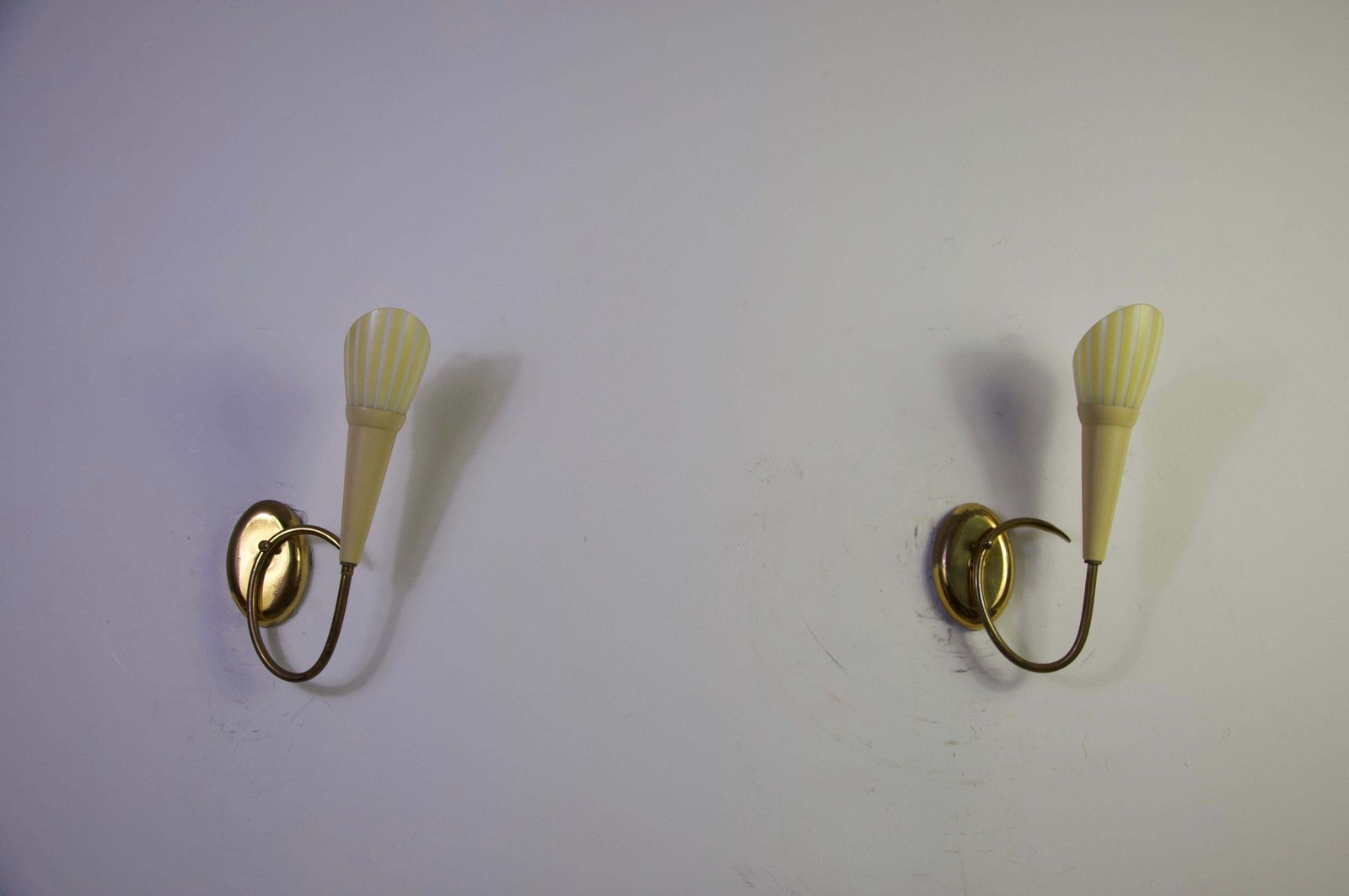 Mid-Century Modern paar Sputnik wandlampen, jaren 1960, Duitsland photo for sale