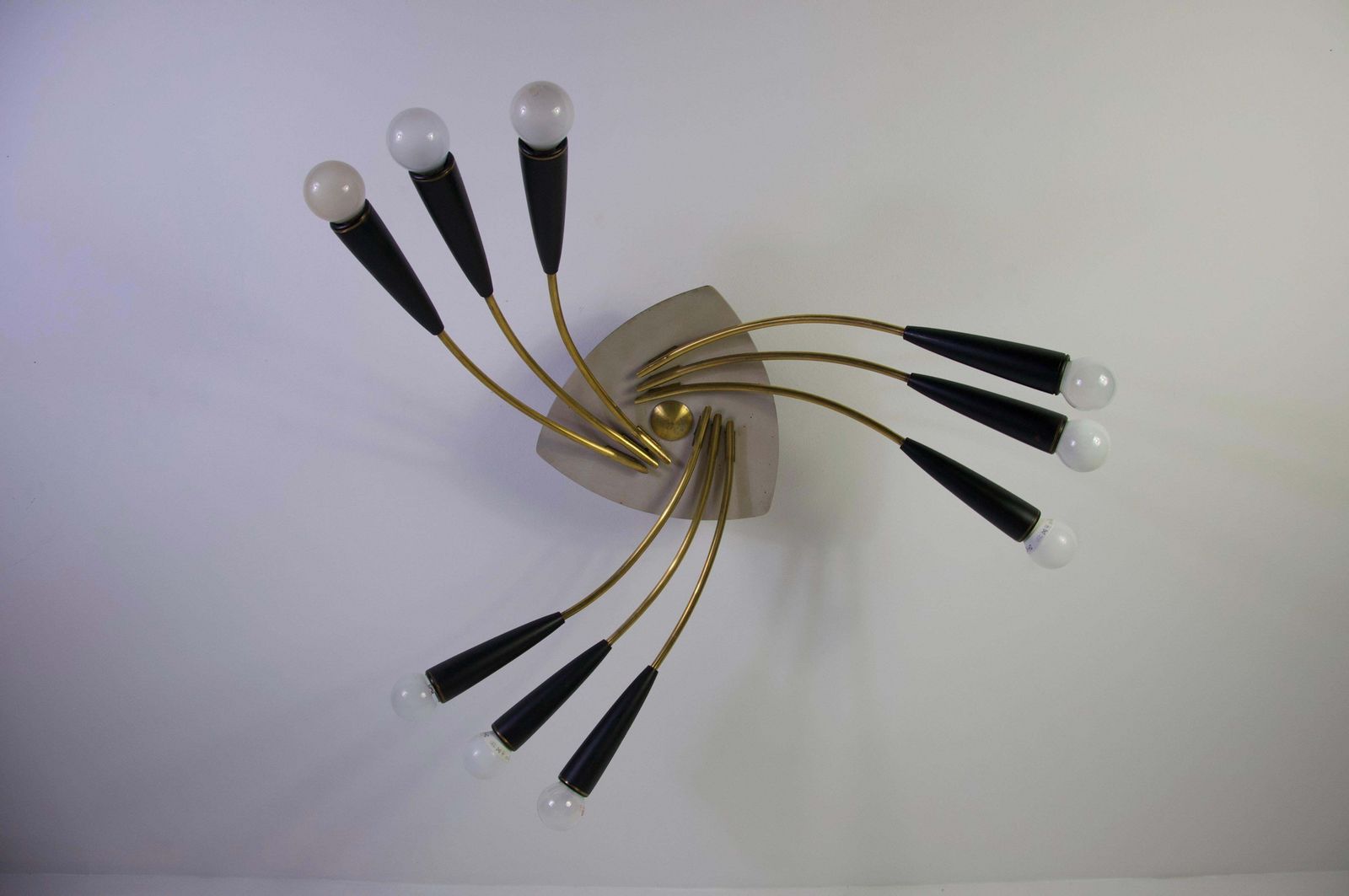 Mid-Century Messing Sputnik Hanglamp, jaren 1950, Duitsland photo buy