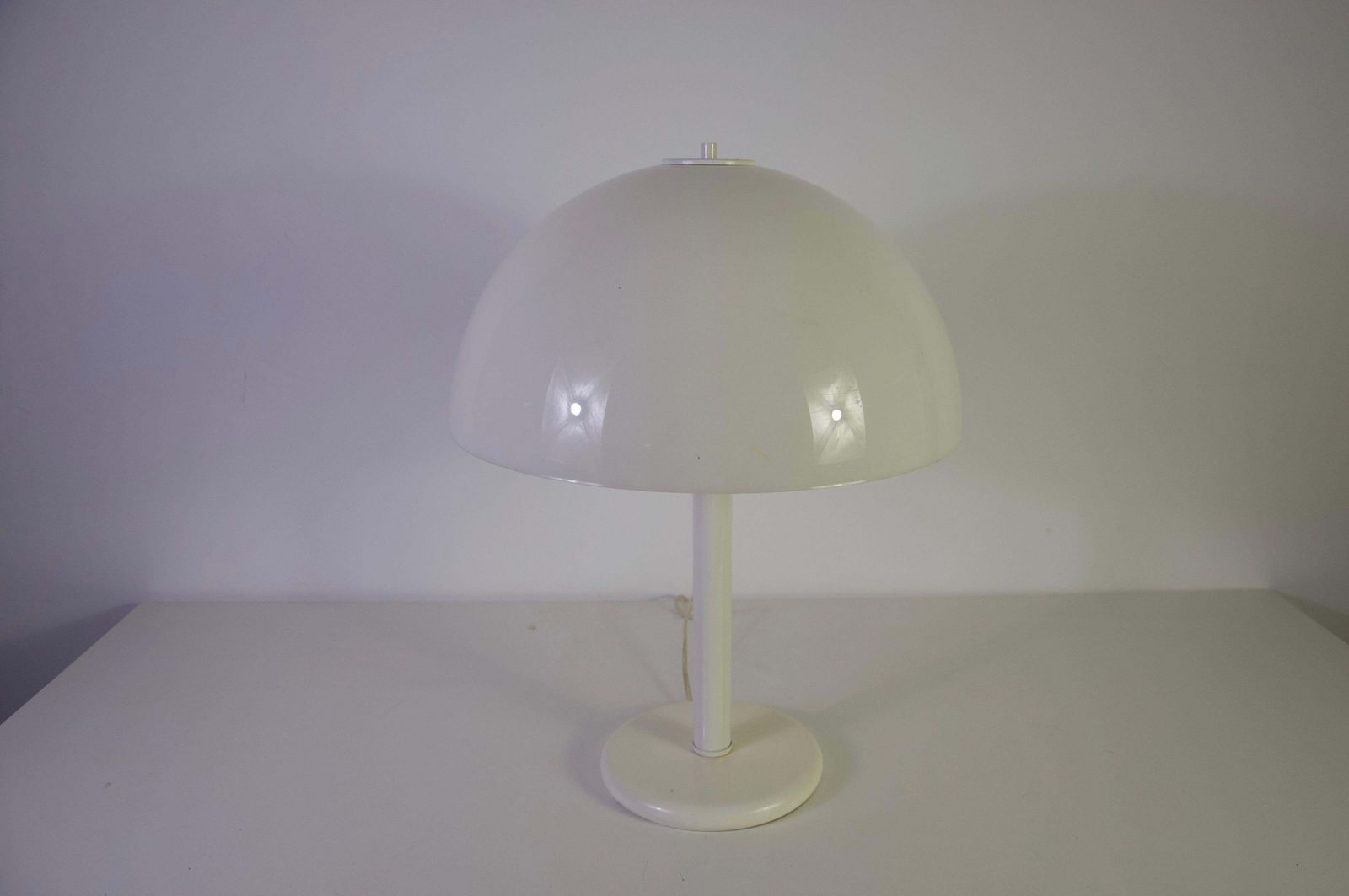 Large Acrylic Glass Mushroom Table Lamp, Germany, 1970s photo vinterior