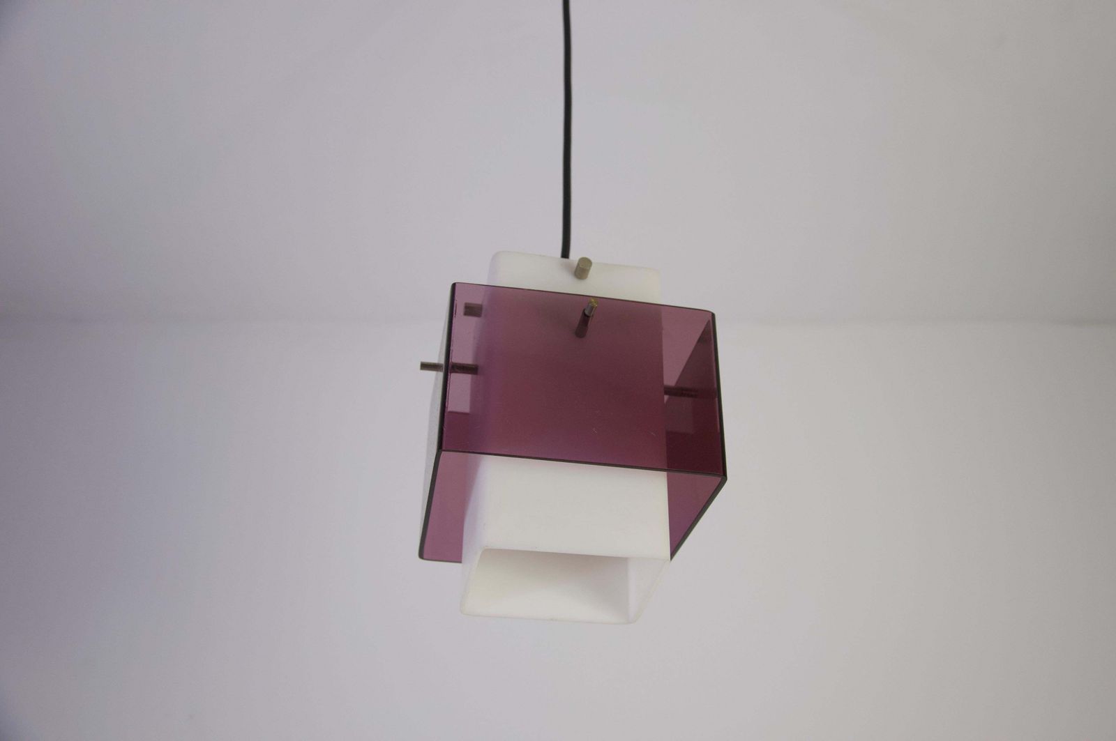1 Of 2 Acrylic Glass Pendant Lamp, Germany, 1970s photo vinterior
