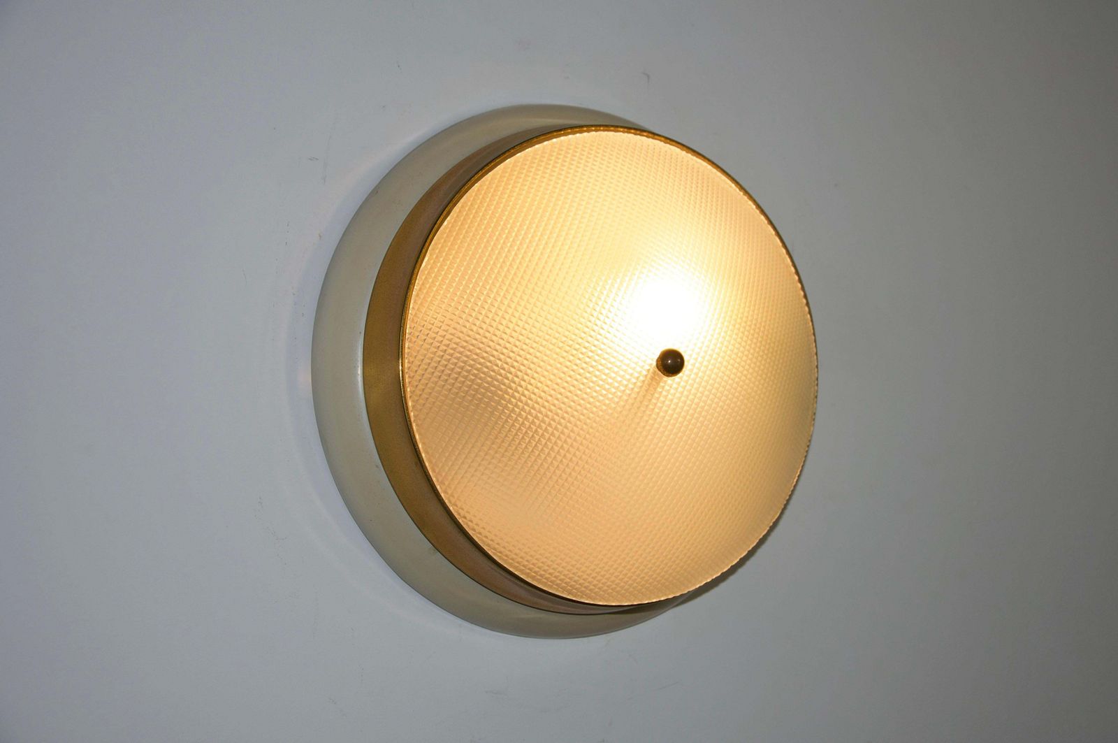 Round Mid Century Flush Mount By Stilnovo, 1960s, Italy photo 1397.0