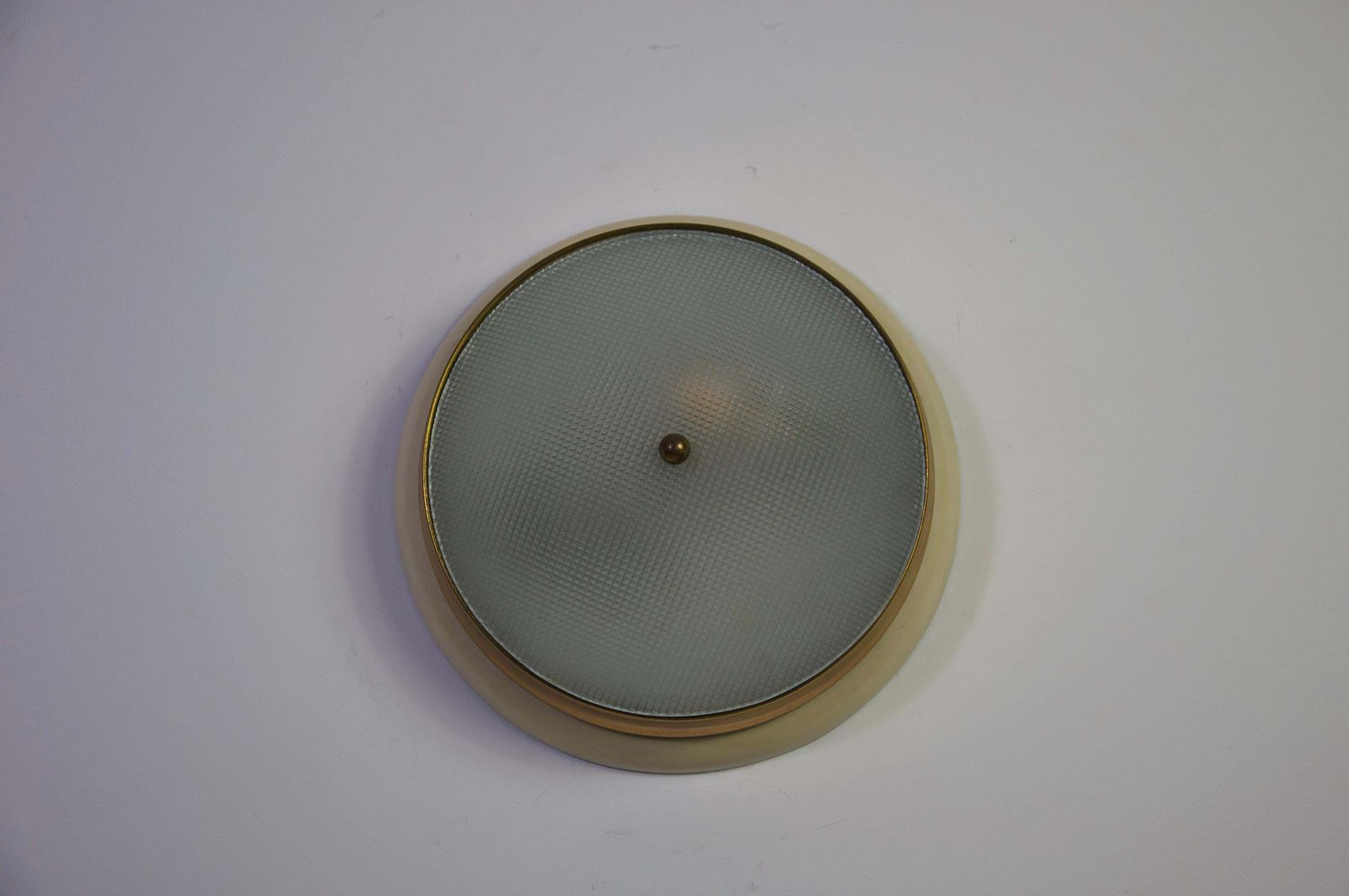 photo furniture Ronde Mid-Century Plafondlamp van Stilnovo, jaren 1960, Italië