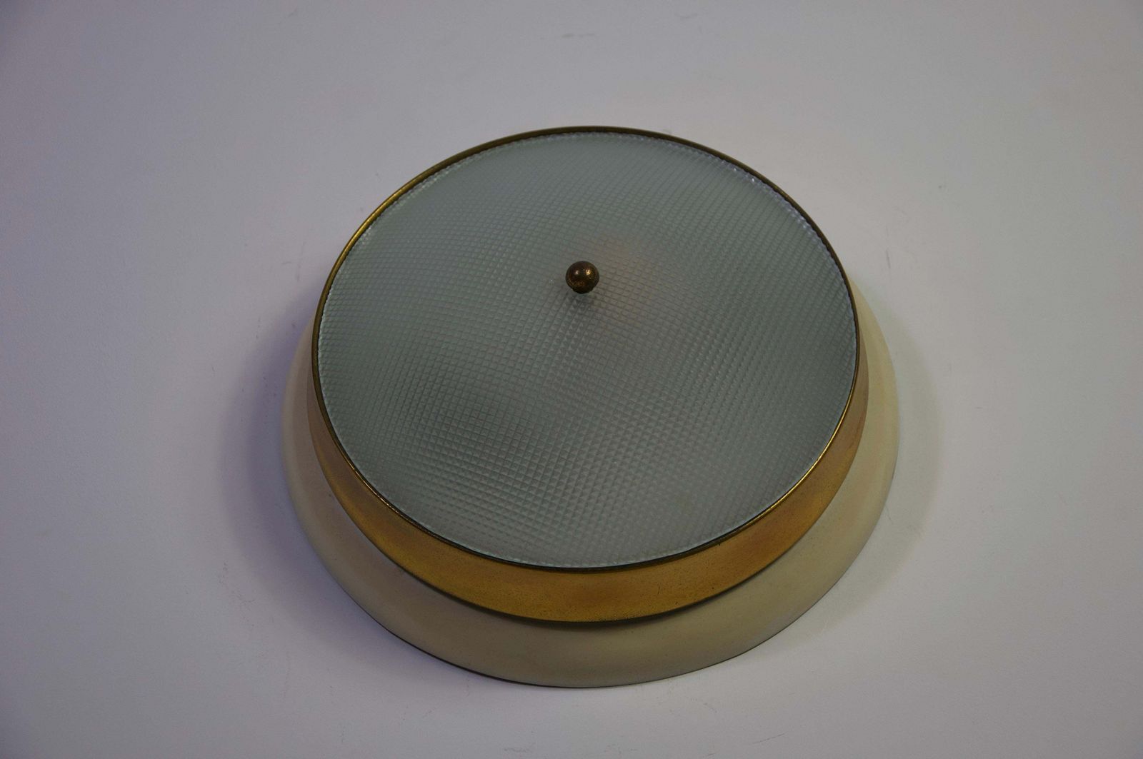 Verlichting Ronde Mid-Century Plafondlamp van Stilnovo, jaren 1960, Italië photo