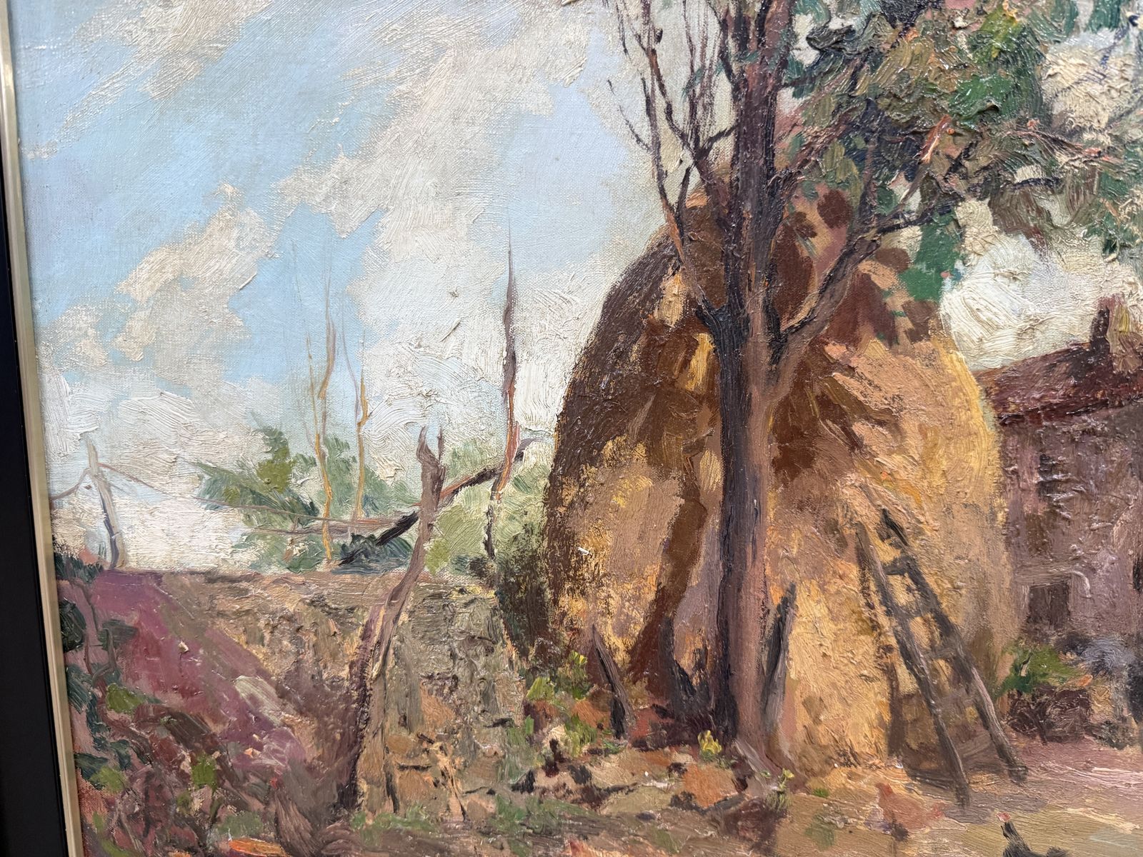 Joaquin Asensio Marine Mediterranean Catalan Farmhouse Landscape Impressionist Oil Painting Spain Art 1930s photo buy