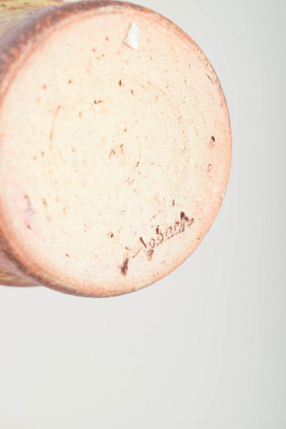 Mobach Ceramics, Nederland. Twee Stoneware Vazen, Midden 20e Eeuw. photo Woonaccessoires