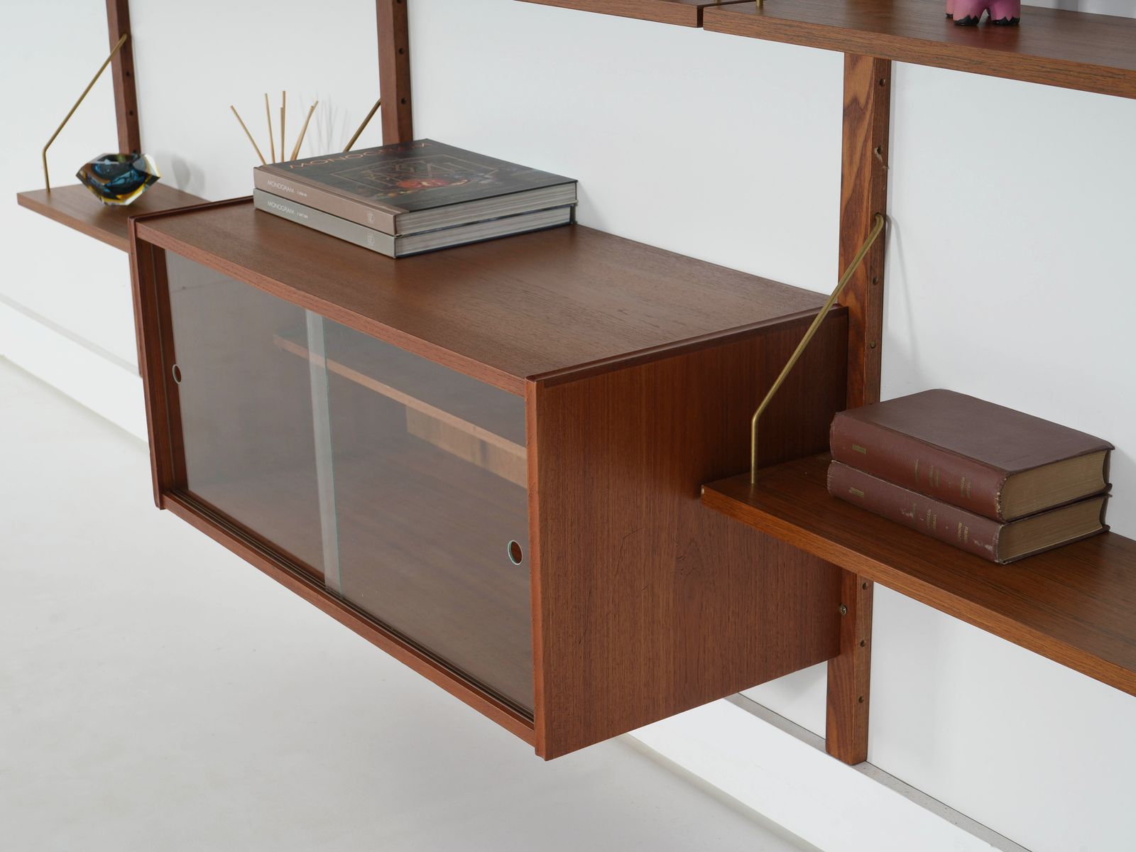 Teakhouten modulaire kast, Deens design, jaren 1960, gemaakt in Denemarken photo vinterior
