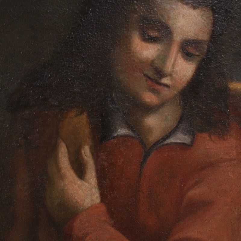 photo buy Antiek Italiaans schilderij, Jozef en de vrouw van Potifar, 17e eeuw