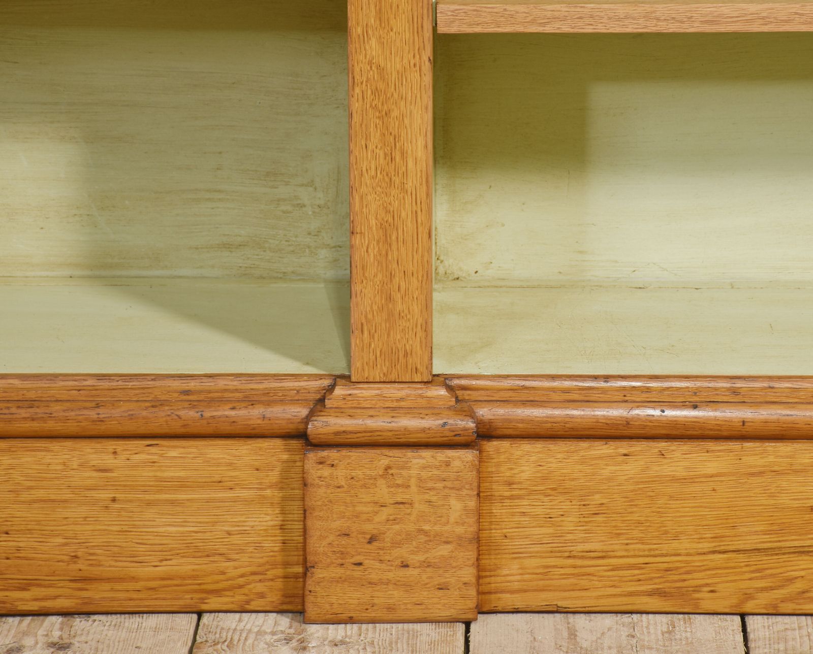 Large 19th Century Oak Open Bookcase photo 3570.0