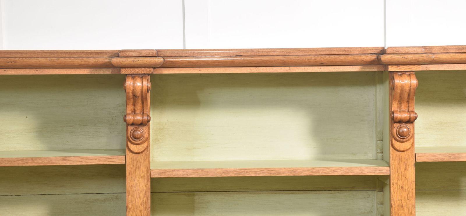 Large 19th Century Oak Open Bookcase photo buy