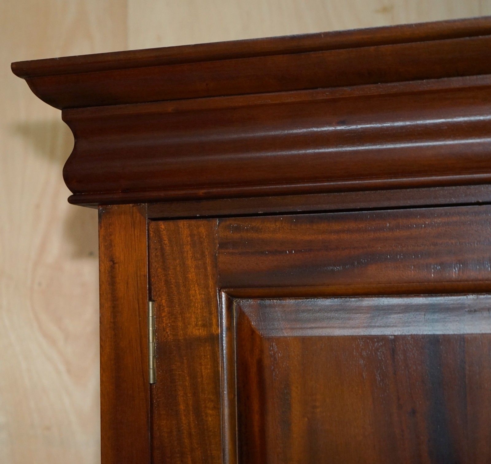 photo for sale Solid Hardwood Two Door Double Wardrobe With Four Drawer Folded Clothes Base