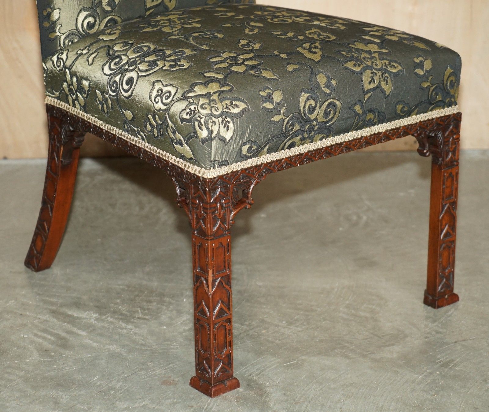 photo for sale Six Original No 10 Downing Street Prime Minster Thomas Chippendale Dining Chairs