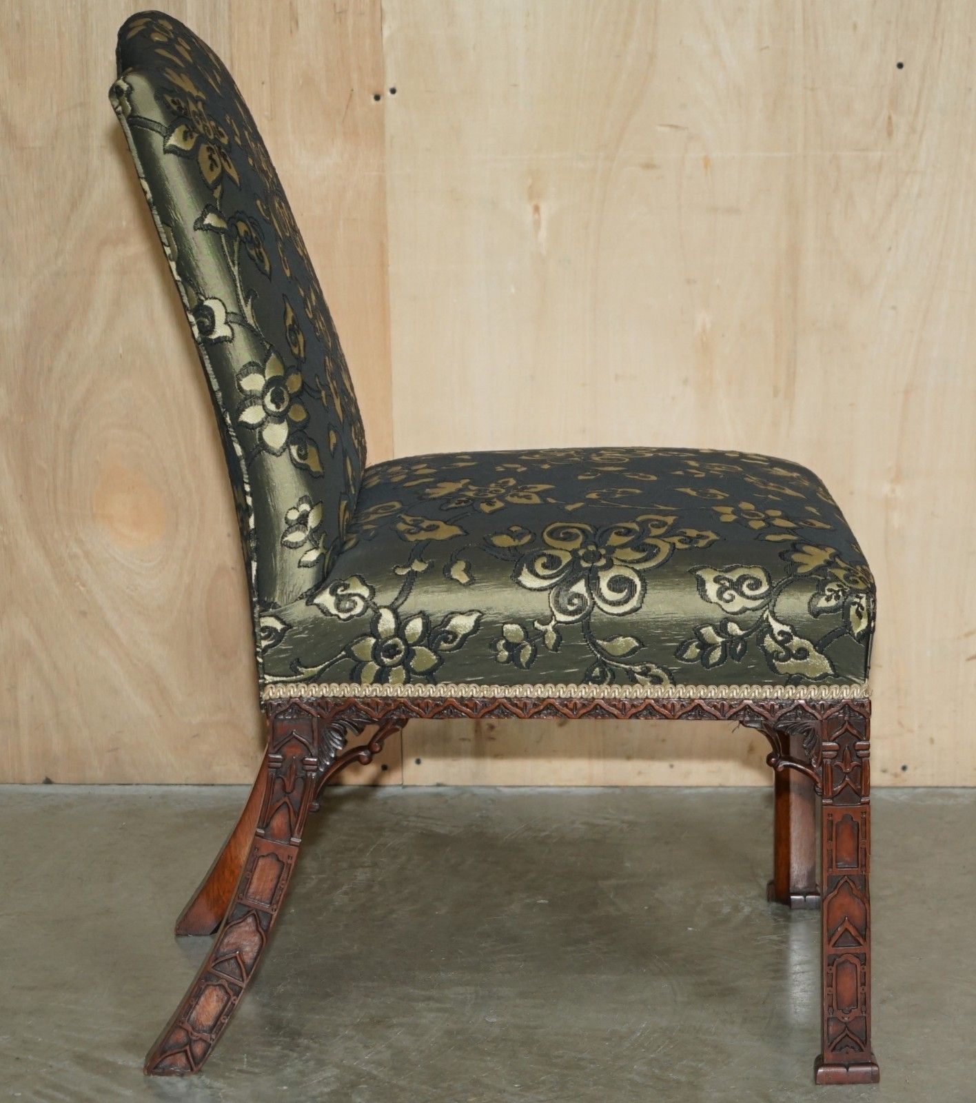 photo vintage Six Original No 10 Downing Street Prime Minster Thomas Chippendale Dining Chairs