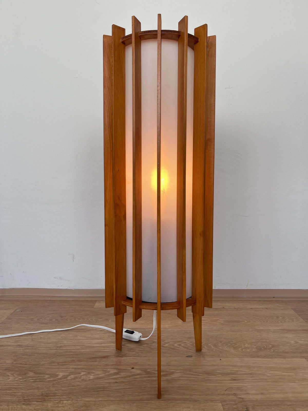 Lampadaire Rocket Space Age Ib Fabiansen par Fog and Mørup, Danemark, années 1960 photo furniture