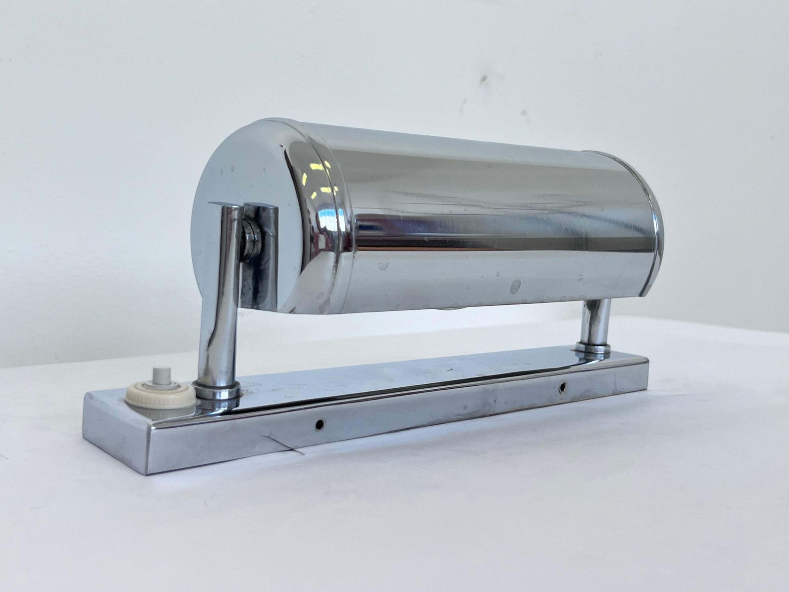 Bauhaus verstelbare chromen wandlamp, jaren 1930 – Tsjecho-Slowakije photo buy