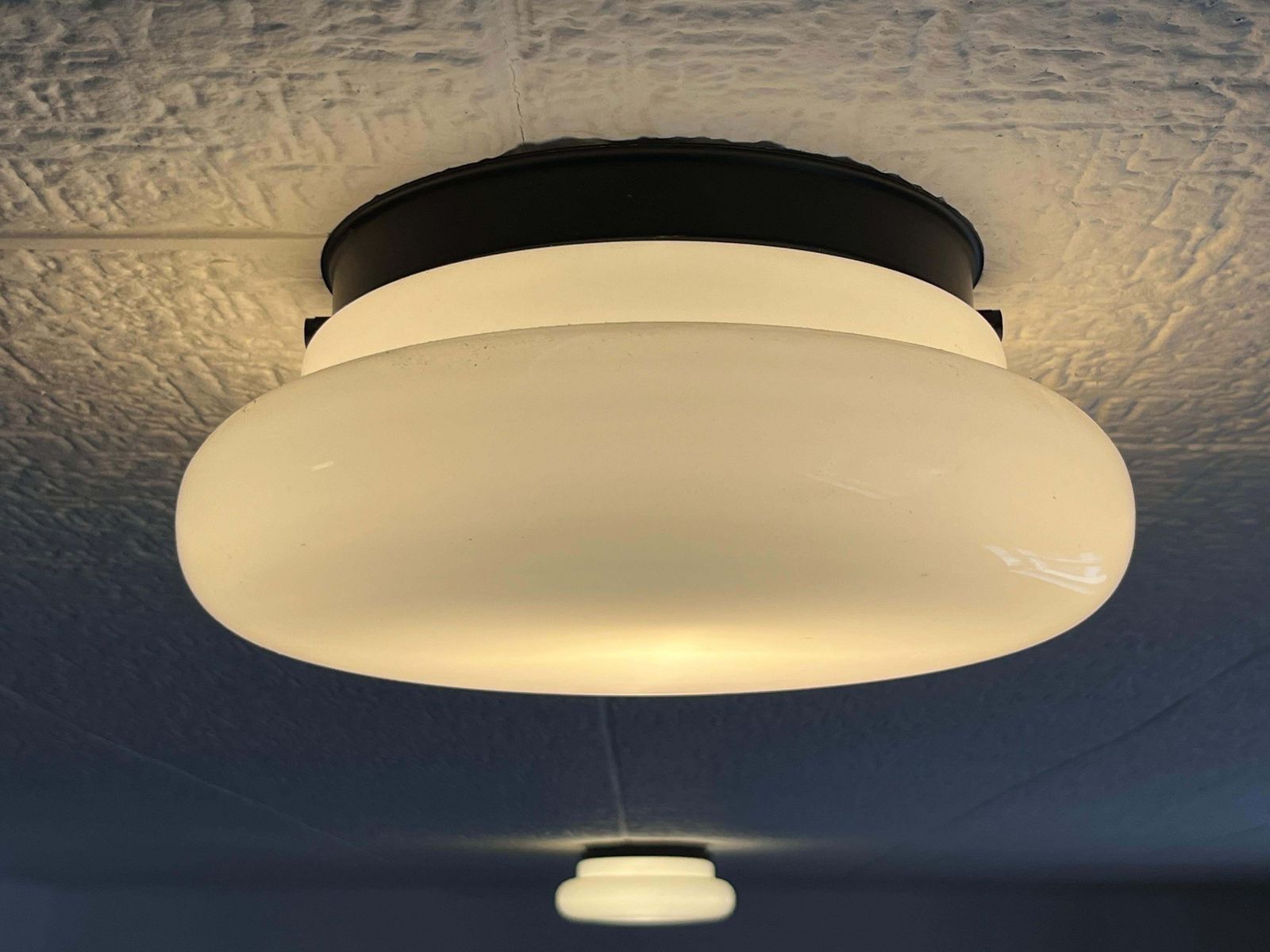 Pair Of Design Midcentury Wall Or Ceiling Lamps, Flushmounts, 1970s photo 498.0