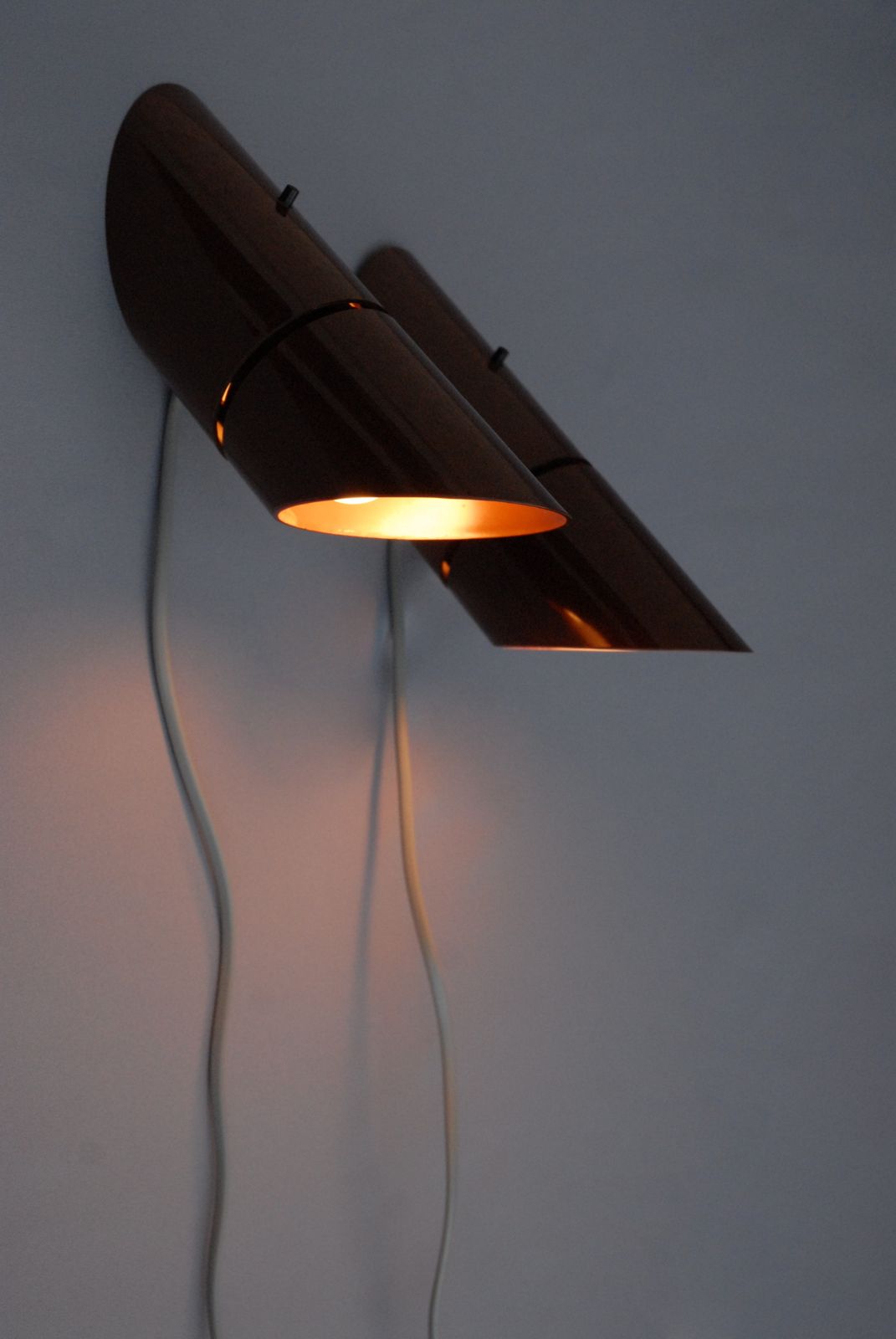 Pair Of Phister Wall Lamps By Hans Due For Fog & Mørup, Denmark, 1977 photo for sale