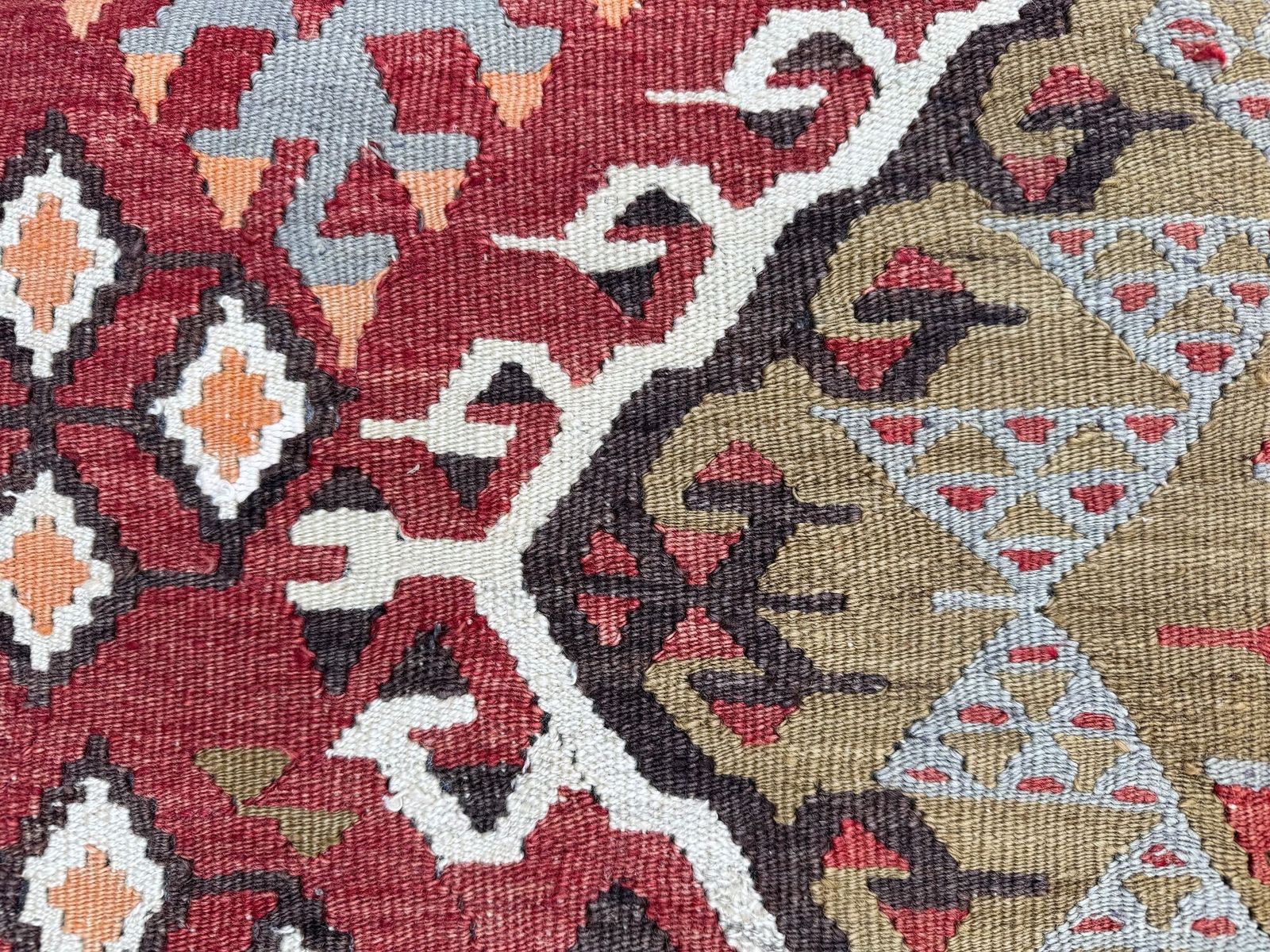 Furniture Kilim Covered Stool 0.62m X 0.47m X H0.39m photo