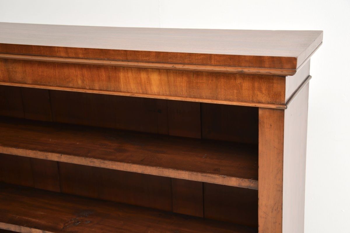 Antique Victorian Mahogany Open Bookcase photo 1268.0