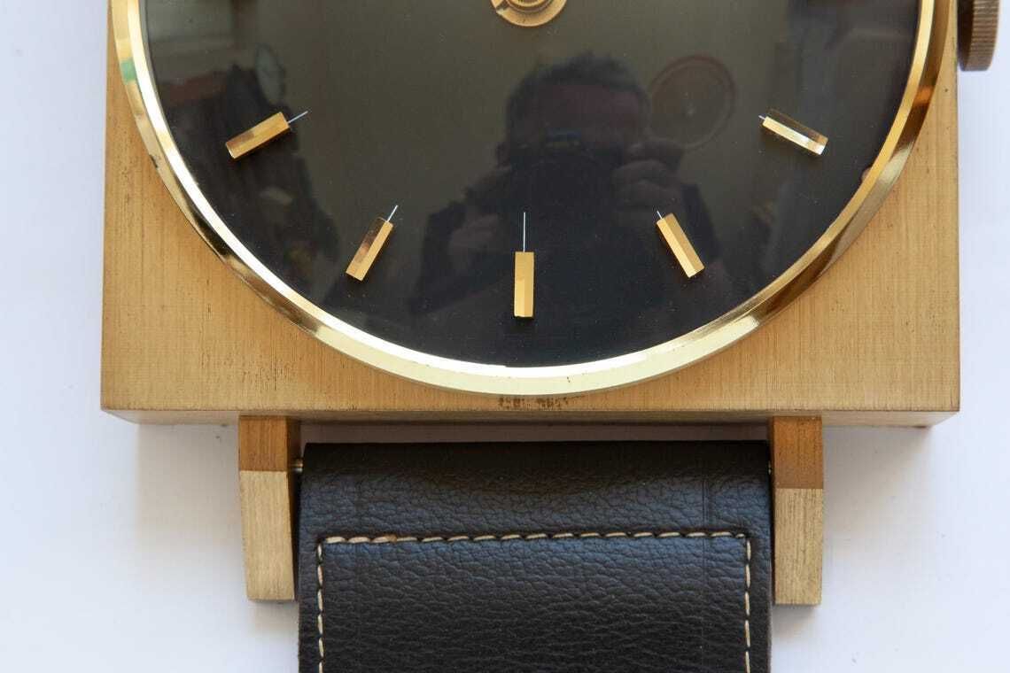 XL 30" WLH Germany Wandklok Horloge Stijl Mid-Century Modernisme Kienzle Groot photo 345.0