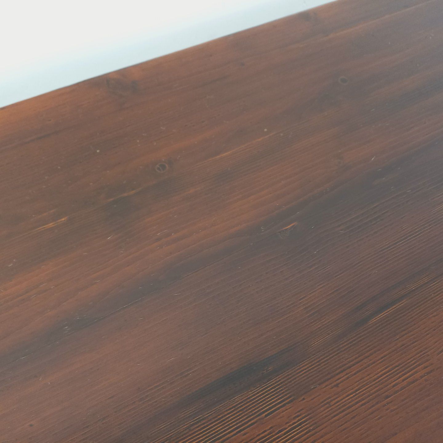 Furniture Georges Robert Brutalist Rectangular Pine Table photo